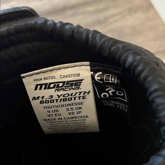 Moose Racing Motocross Boots - Picture 2 of 6